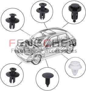 100pcs HE26 Car Bumper Retentor Clipes Nylon Fixadores Rebite Kit Porta Guarnição Painel Clipes Bumper Push Rivet Clipes Preto - Product Image 4