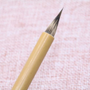 Pinceaux professionnels pour la peinture à l'aquarelle et la <span class=keywords><strong>calligraphie</strong></span>, poils de belette, taille 22,2 cm, marque Weizhuang, pour l'écriture en petite écriture cursive - Product Image 2