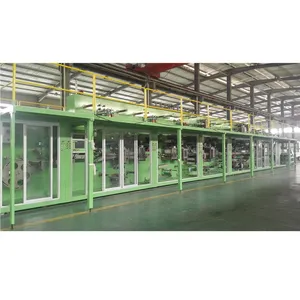 Full Servo Disposable Baby Diaper Making Machinery for T Shape Baby Diaper Manufacturing Safe Absorption