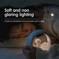 Lampe de chevet LED innovante, design unique, recharge USB, cadeau