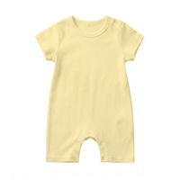 Combinaison bébé 100% coton, garçon et fille, vente en gros, logo personnalisé, blanc uni, pour importateurs et distributeurs