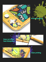 Coque transparente en cristal DATA FROG pour console Nintendo Switch Lite, étui de protection rigide Splatoon pour NS Switch Lite