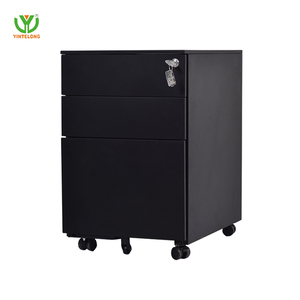 YL di động tủ với 3-ngăn kéo di động văn phòng Kim loại lưu trữ tủ với bánh xe di chuyển tập tin & mail đóng gói cho các trường học & văn phòng - Product Image 1