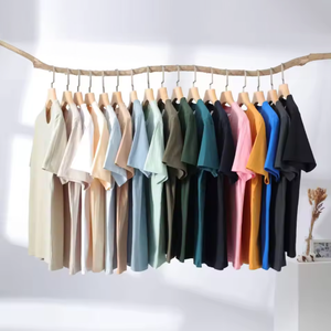 T-shirt homme 100% coton pur imprimé, vente en gros, t-shirt vierge épais, nouveau modèle tendance à col rond - Product Image 5