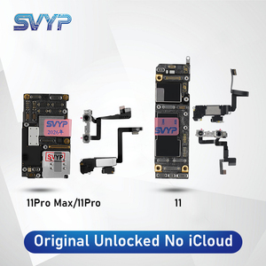 Placa Base Totalmente Funcional para iPhone 11, 11 <span class=keywords><strong>Pro</strong></span>, 11 <span class=keywords><strong>Pro</strong></span> Max con Face ID 64 GB, 128 GB, 256 GB, Placa Lógica 100% Original Desbloqueada - Product Image 1