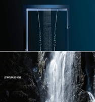 Colonne de douche de massage GS002, colonne de douche de luxe en acier inoxydable