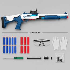 NOUVEAU <span class=keywords><strong>Pistolet</strong></span> à <span class=keywords><strong>eau</strong></span> modèle 1014, manuel, à accumulation de puissance, grande capacité, longue portée, avec fonction lance-balles, jouet pour garçon - Product Image 6