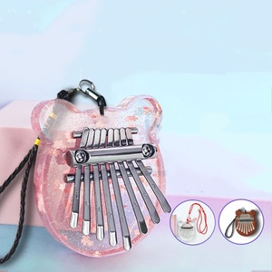 Venta al por Mayor de Mini Kalimba de 8 Teclas, Piano de Pulgar de Acrílico y Madera, Instrumento Musical de Percusión Orff para Niños, para Tocar y Presentar - Product Image 3