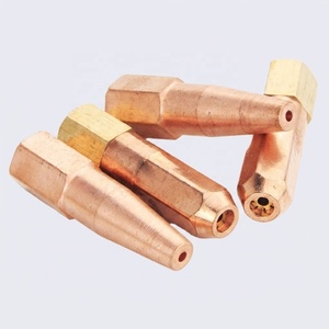 Kit de buses de soudage et de découpe H01 – <span class=keywords><strong>Embout</strong></span> de soudage à l'acétylène et buse de découpe à <span class=keywords><strong>gaz</strong></span> allongée pour chalumeau oxy-acétylène et oxy-propane - Product Image 2