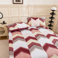 Ensemble de drap de lit en microfibre égyptien de luxe en gros 600 fils au nombre de 4 pièces imprimé floral Super doux poche profonde pour les feuilles