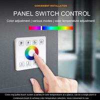 5V 12V 24V 40A écran tactile complet RGBWC/RGBW sans fil LED gradateur sans fil RF télécommande LED bande de couleur