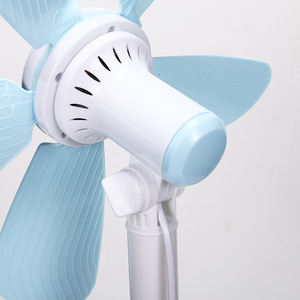 Standing Fan Small Floor Fan Blue <b>Adjustable</b> Height For Home Student Dormitory Less Than 10 <b>Square</b> Meters Electric Tower - Product Image 2