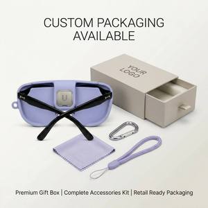 Étui à lunettes/lunettes de soleil en silicone créatif avec logo personnalisé, sac de rangement, étui de protection pour lunettes, pochette imperméable et durable - Product Image 3