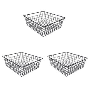 Mutfak gıda japon tarzı paslanmaz çelik depolama sepeti kaynaklı demir depolama sepeti, - Product Image 2