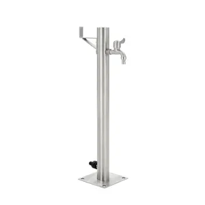 Hydrorelax Multifunctional Outdoor Swimming Pool Beach Shower Panel Shower Column Outdoor Stainless Steel