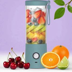 Mini presse-agrumes portable, mixeur commercial portable, alimentation par voiture/batterie, conteneur, mixeur rechargeable portable, mixeur à pulpe de fruits USB - Product Image 1