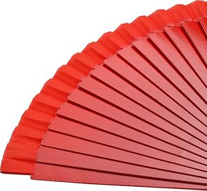 Solid Color Spanish Wooden Folding Stage <b>Fan</b> Dance Performance <b>Fan</b> <b>Large</b> Hand <b>Fan</b> Wedding Home Decor - Product Image 5