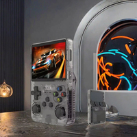 Consola de Juegos Portátil con Pantalla IPS a Color Full HD de 3.5 Pulgadas, R36s, 3500 mAh, Sistema Linux, 20000 Juegos Integrados, ARM de 64 bits, Wi-Fi