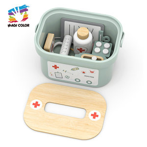Nouveau Kit de <span class=keywords><strong>Docteur</strong></span> en <span class=keywords><strong>Bois</strong></span> 2026 pour Enfants, Ensemble de Jeu Médical d'Imitation avec Mallette de Transport, Stéthoscope et Accessoires W10L214 - Product Image 2