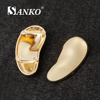 SANKO Attaches de maillot de bain résistantes au chlore et à l'eau salée, quincaillerie de bikini plaquée or de luxe pour maillots de bain haut de gamme