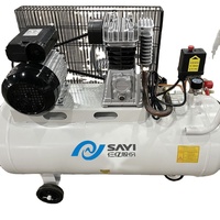 Compresseur d'air médical portable Sayi personnalisé, blanc pur, 2HP, 8 bars, 2055, avec pompe à piston italienne, alimenté en courant alternatif, lubrifié, moteur 100W