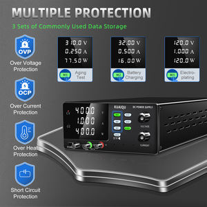 R-SPS4001SR KUAIQU, 400 Вт, лабораторный источник постоянного тока, 400 В, 1 А, с 4-значным выходным дисплеем, вкл/выкл, OCP/OVP для лаборатории/Тест батареи - Product Image 5