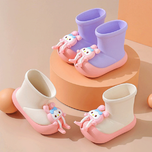 DERAN OEM impermeable y antideslizante 2025 nuevas lindas Botas <span class=keywords><strong>de</strong></span> lluvia <span class=keywords><strong>para</strong></span> niños niñas bebés y niños pequeños en jardines <span class=keywords><strong>de</strong></span> infantes - Product Image 4