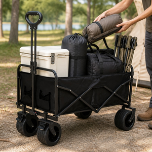 <span class=keywords><strong>Chariot</strong></span> <span class=keywords><strong>de</strong></span> camping pliable 150 kg, <span class=keywords><strong>chariot</strong></span> <span class=keywords><strong>de</strong></span> transport portable pour extérieur, <span class=keywords><strong>chariot</strong></span> pliable à 4 roues étroites - Product Image 2