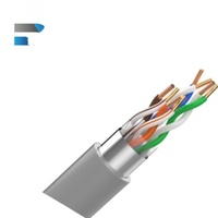 Harga Produsen Kabel LAN Indoor Outdoor 24awg 26awg 4pr FTP UTP Cat 5 6 6a Cat5e Cat6 untuk Jaringan Ethernet