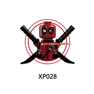 KT1004 superhéroes película Thor Bat Dead Wade Winston Wilson hombre piscina Mini acción educativa montaje bloque de construcción figura juguete - Product Image 3
