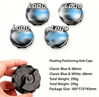 Cache-moyeux flottants pour BMW Séries 1/3/5, X1, X2, X3, X5, X6, 68 mm, auto-nivelants, de remplacement