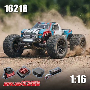<strong>MJX</strong> <strong>HyperGo</strong> 16218 High Speed RC Car Brushless Electric 4WD Drift Truck 1:16 Remote Control Monster Race Model Boy Gift 2026 New - Product Image 2