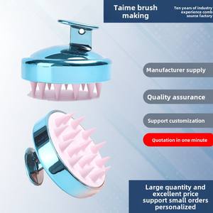 แปรงหวีผมไฟฟ้าทำความสะอาดหนังศีรษะแปรงหวีผมสำหรับนวดหนังศีรษะทำจาก ABS ออกแบบได้ตามต้องการ - Product Image 5