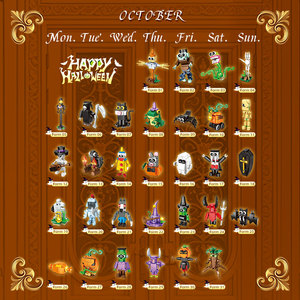 Halloween <b>Building</b> Block Set 31 in 1 Pumpkin Witch <b>Model</b> Toy ABS Educational Construction Kit Desktop Decoration Gift - Product Image 5