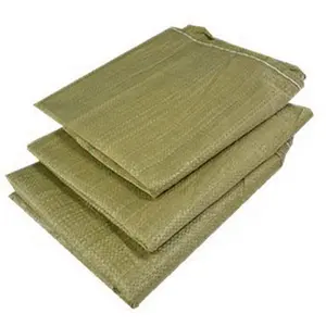 Polypropylene custom 50kg 100kg pp sandbags 짠 모래 가방 25kg