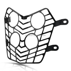 Accessoires de moto adaptés à <span class=keywords><strong>Yamaha</strong></span> TENERE700 <span class=keywords><strong>T700</strong></span> XTZ700 Filet de protection des phares en acier inoxydable modifié - Product Image 5