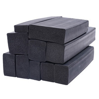 Bande carrée en mousse EPDM, bande d'étanchéité noire en caoutchouc pour armoire électrique, marine, étanche, anti-collision, anti-huile, à découper