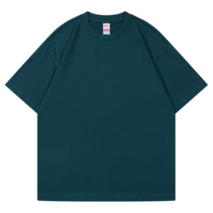 T-shirt Oversize da Donna a Tinta Unita, <span class=keywords><strong>Design</strong></span> Semplice, con Logo Personalizzato, Spalle Cadenti, Pesante, Senza Etichetta, per Stampa - Product Image 6