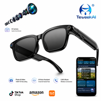 Lunettes Intelligentes M08 AI avec Caméra 8MP, Enregistrement Vidéo 1080P, Musique WiFi, Appareil Portable d'Extérieur IP65 – Vente en Gros
