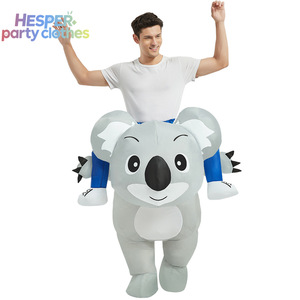 HESPER Halloween Funny Party Cosplay Crazy Jurassic Dinosaur Red Fire Inflatable Dragon Costume Adults Animal/Anime Christmas - Product Image 3