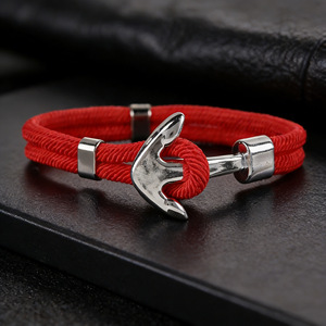 Nouveau Bracelet Unisexe en Maille Milanaise Simple en Métal Argenté avec Ancre de <span class=keywords><strong>Bateau</strong></span> Entropy B2116-L, Cadeau Idéal pour 2026 - Product Image 1