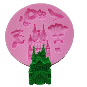 Delicado cuento de hadas figura forma pastel <span class=keywords><strong>molde</strong></span> de silicona vestido zapatos de tacón alto Chocolate decoración herramientas de silicona - Product Image 6