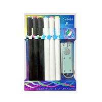Stylo invisible avec lumière UV sécurité anti-contrefaçon Magic UV Invisible Markers pack jeu d'espionnage