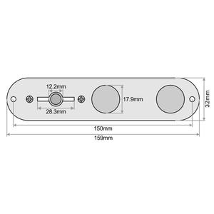 Placa de Control de Interruptor de 3 Vías Precableada para <span class=keywords><strong>Guitarra</strong></span> <span class=keywords><strong>Telecaster</strong></span> Metallor Tele - Product Image 6