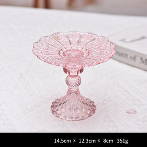 LANJO Vente en gros de bougies en verre cristal élégantes de style européen pour mariages en intérieur, Saint-Valentin, faites à la main, écologiques, pour la table - Product Image 6
