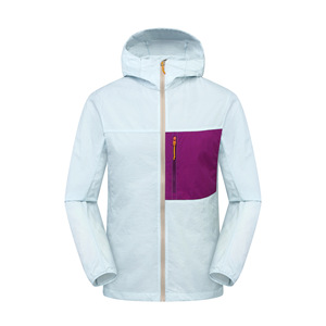 A609 경량 지퍼 아웃도어 재킷 통기성 방수 UPF50 + 자외선 차단 의류 - Product Image 2