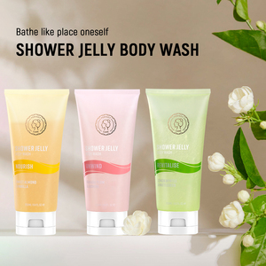 Private Label Whitening Moisturizing Natural Fruit Flavor 100% Herbal Extracts Silicone-Free Body <strong>Bath</strong> <strong>Jelly</strong> Perfumed Wash Gel - Product Image 4