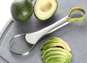 Outil de cuisine multifonctionnel en acier inoxydable 304 pour couper l'avocat, coupe-fruits dénoyauteur - Product Image 4