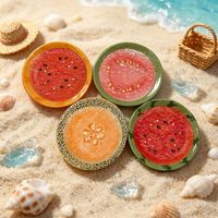 Harsen Charms Gesimuleerde Fruit Snijplaatjes, Eten en Speelblad, Harsen Bord, Bureaudecoratie, DIY Koelkaststickers
