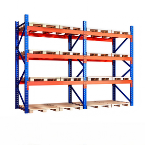 מערכת מדפים לתעשייה, פלדה כבדה, הגנה מרובת שכבות מפני קורוזיה, פתרון אחסון למחסנים, קיבולת 1000-5000 ק\\\"ג - Product Image 2